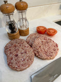 Pork and apple burgers